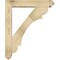 Ekena Millwork Olympic Arts and Crafts Rough Sawn Bracket w/ Offset Brace, Douglas Fir, 6"W x 30"D x 36"H BKT0604X30X36OLY03RDF - alternate 2